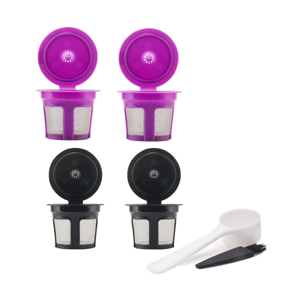 Exportación k taza de café kcup de color taza de cápsula keurig filtro de café reutilizable