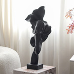 现代简约创意摆件几何抽象艺术品雕塑样板房酒店大堂前台软装饰品