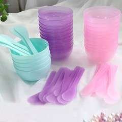 Mask bowl, mask adjuster, brush, small spray bottle, beauty tool 4-piece set, diy homemade seaweed mask tray mold set