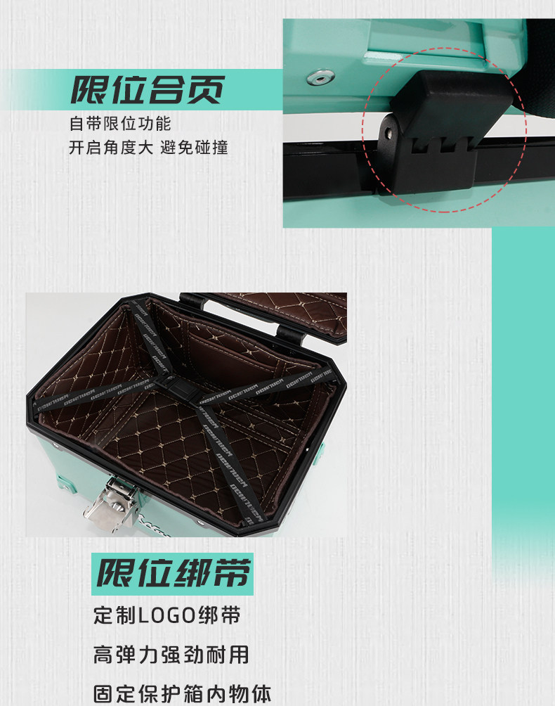 Wanlihao Sanyang Feidu 4/5 motorcycle trunk, electric vehicle rear trunk, scooter non-aluminum alloy trunk