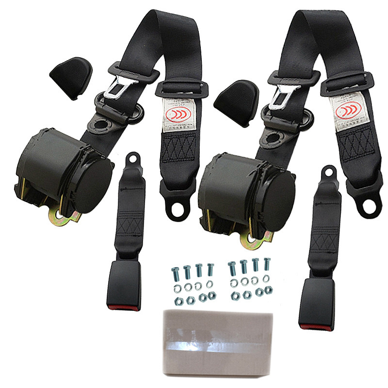 Car Seat Belt, Truck, Bus, School Bus, Driver and Passenger Three-Point Automatic Retractable Seat Belt with Emergency Locking