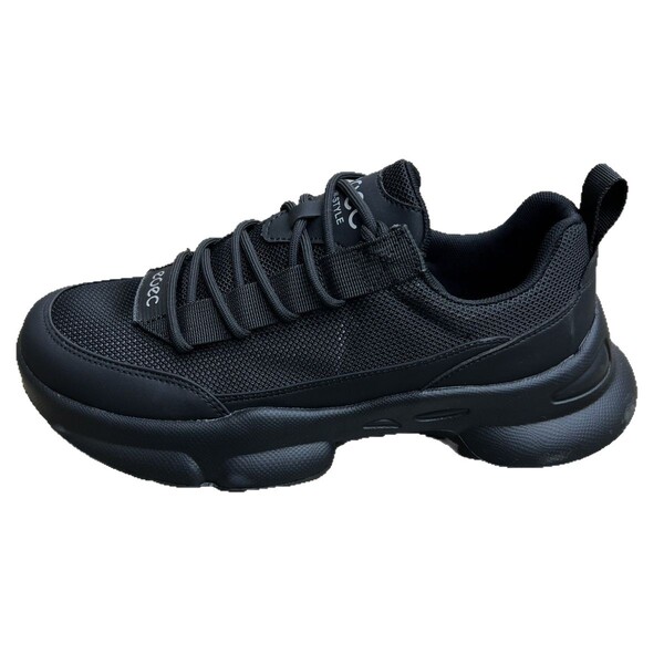 Demi-season breathable black trend fashionable casual sneakers…