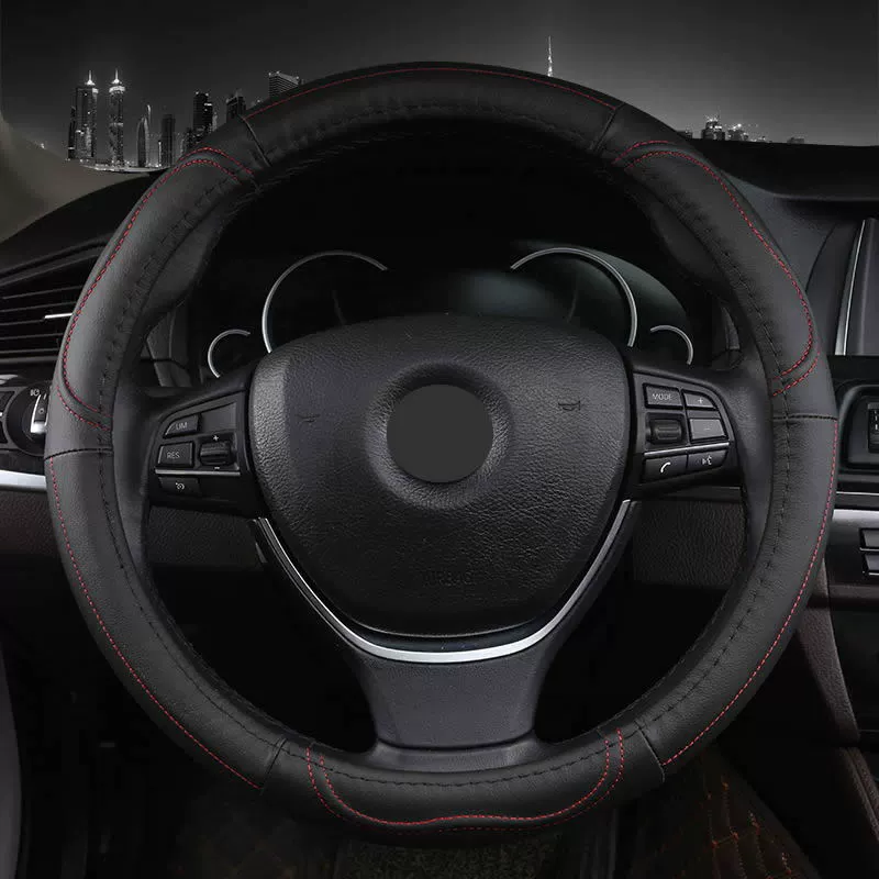 Оптовая продажа Four Seasons 3 слова HY кожаный автомобиль руль чехол для нового бизнес-спорта мода персонализированный чехол для интерьера