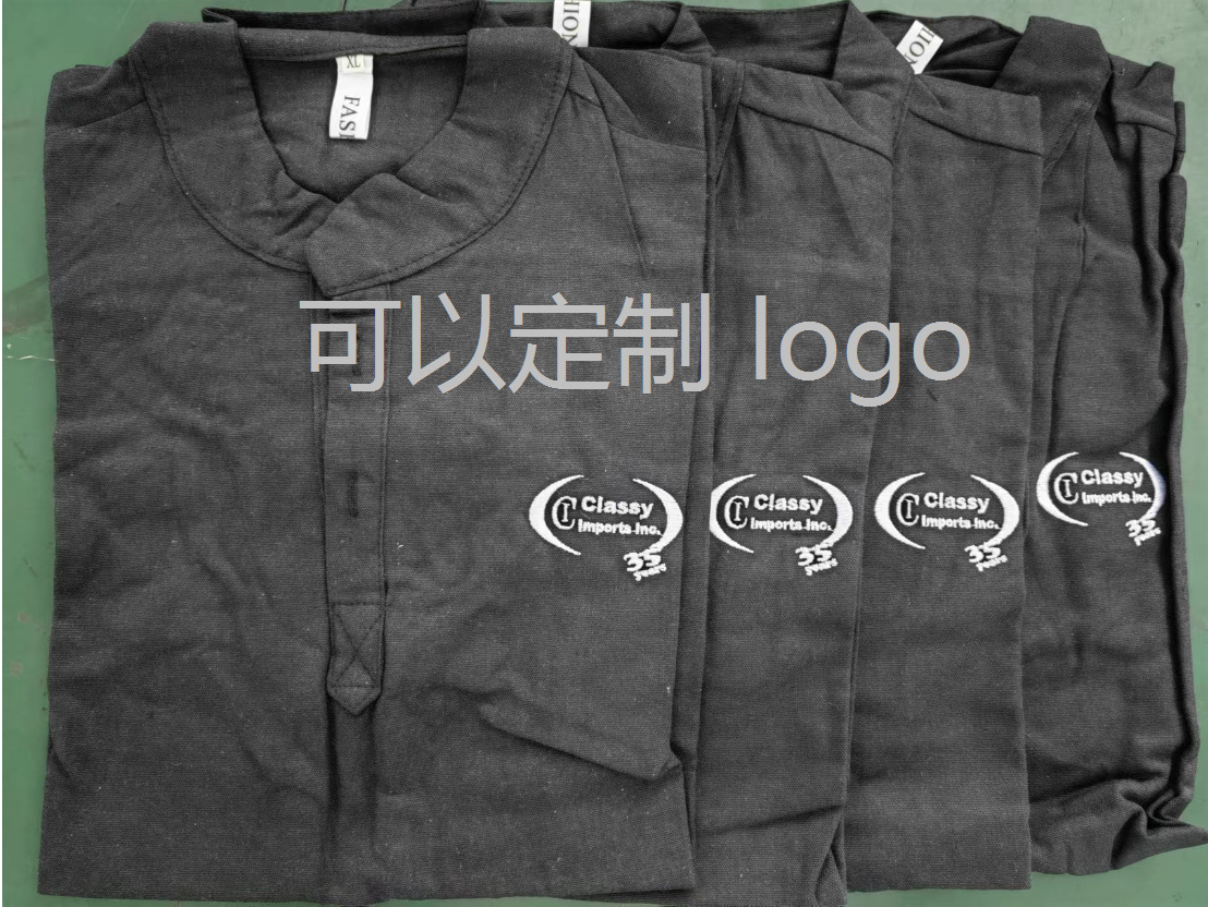 Camisa de los hombres media tapeta camisa de cuello alto otoño algodón Lino camisa de los hombres color sólido manga larga más tamaño 2023 nuevo