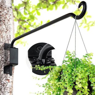 Cross-Border Rotatable Wall-Mounted Lantern Hook Rack Gardening Balcony Hanging Basket Rack Flower Pot Hanging Hook Flower Bracket