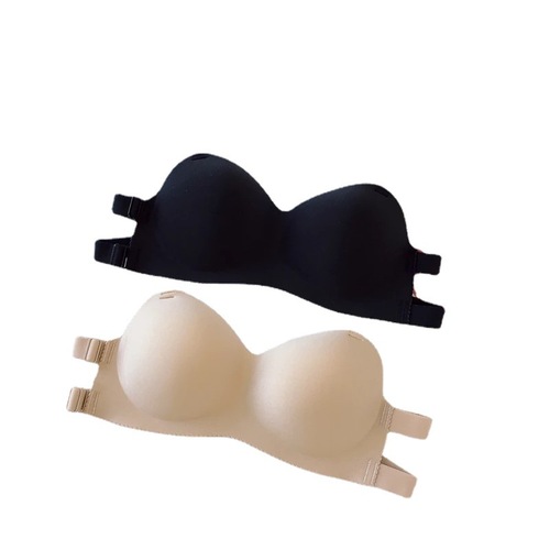 Kaka's same vest ABC bra push-up shoulder-wrapped chest invisible wedding dress strapless bra underwear