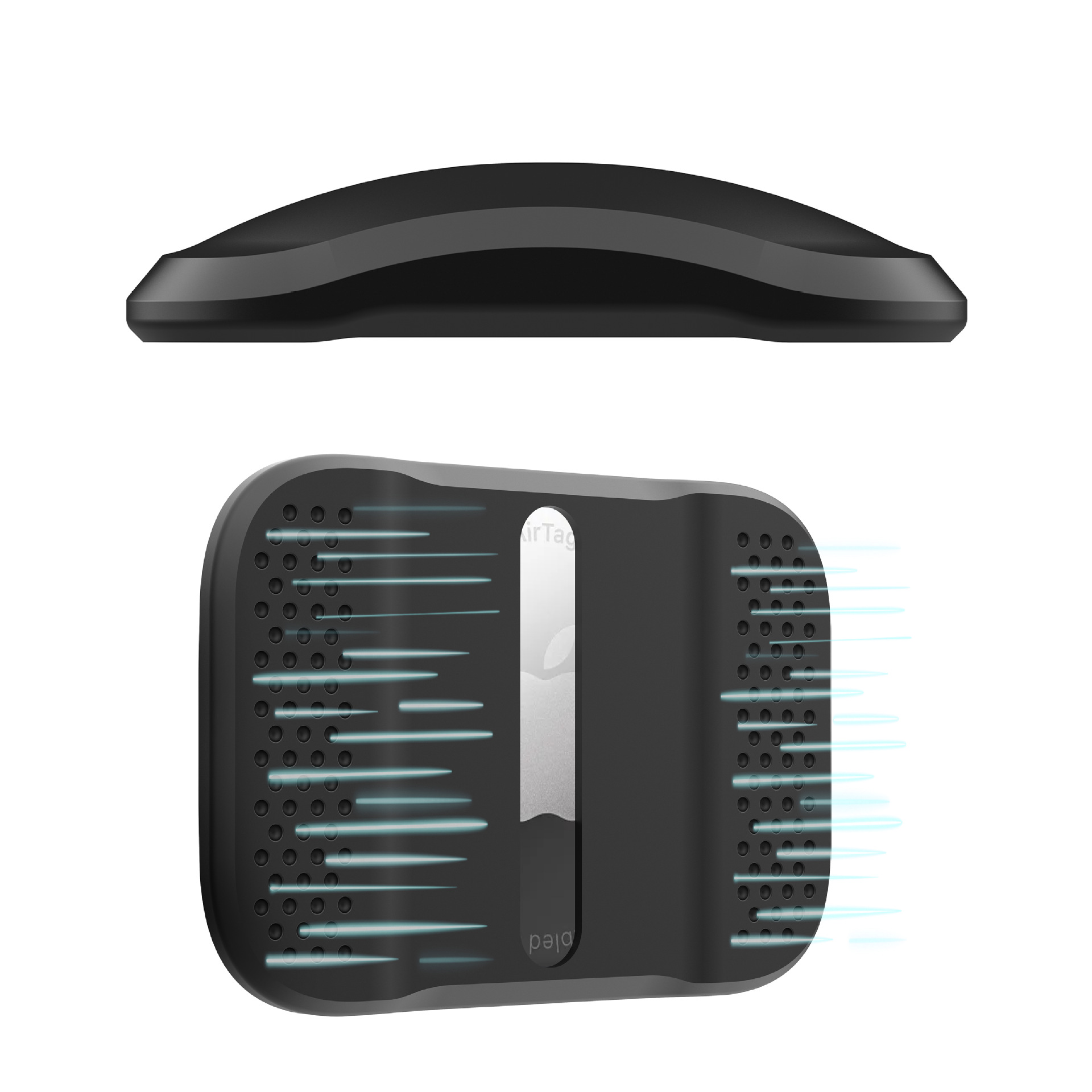 Airtag2 protective case, Apple positioning magnetic anti-loss tracking device, suitable for magnetic silicone Airtag protective case.