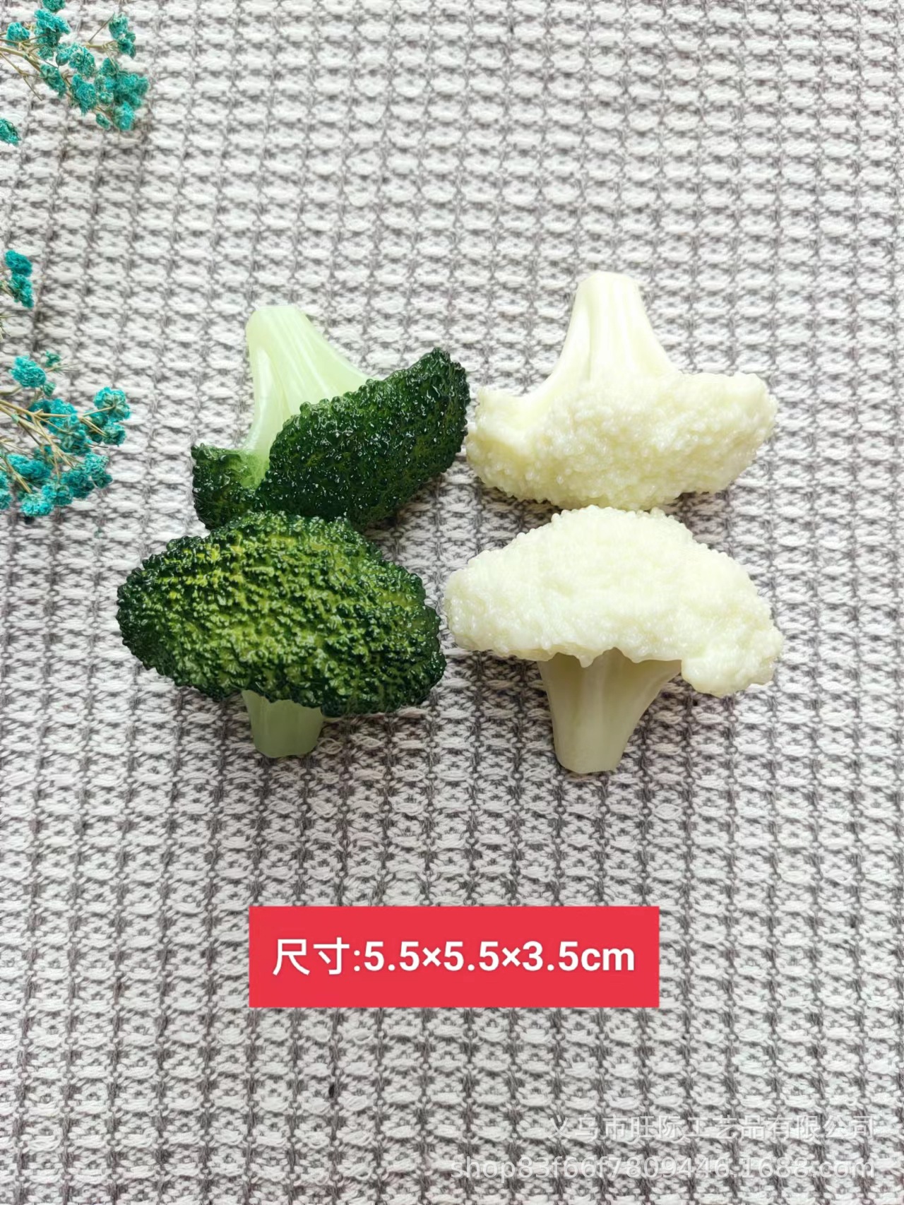 仿真食物西兰花 花菜 蔬菜道具模型菜品礼品创意摆件玩具