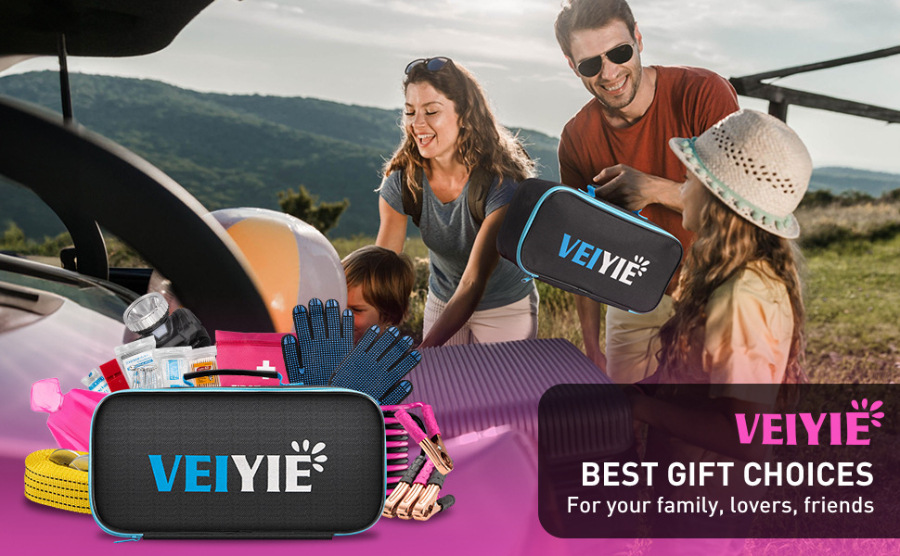 Car self-driving tour outdoor self-rescue equipment and supplies emergency first aid kit portable off-road camping emergency kit for vehicle use