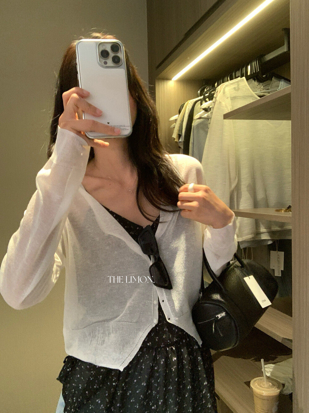 Áo cardigan nữ dệt kim Tencel mỏng nhẹ, phong cách Pháp, chống nắng mùa hè, dáng suông tôn dáng — Áo khoác vàng nhạt, Áo khoác xanh lam, Áo khoác hồng nhạt, Áo khoác xám đậm chi tiết 19