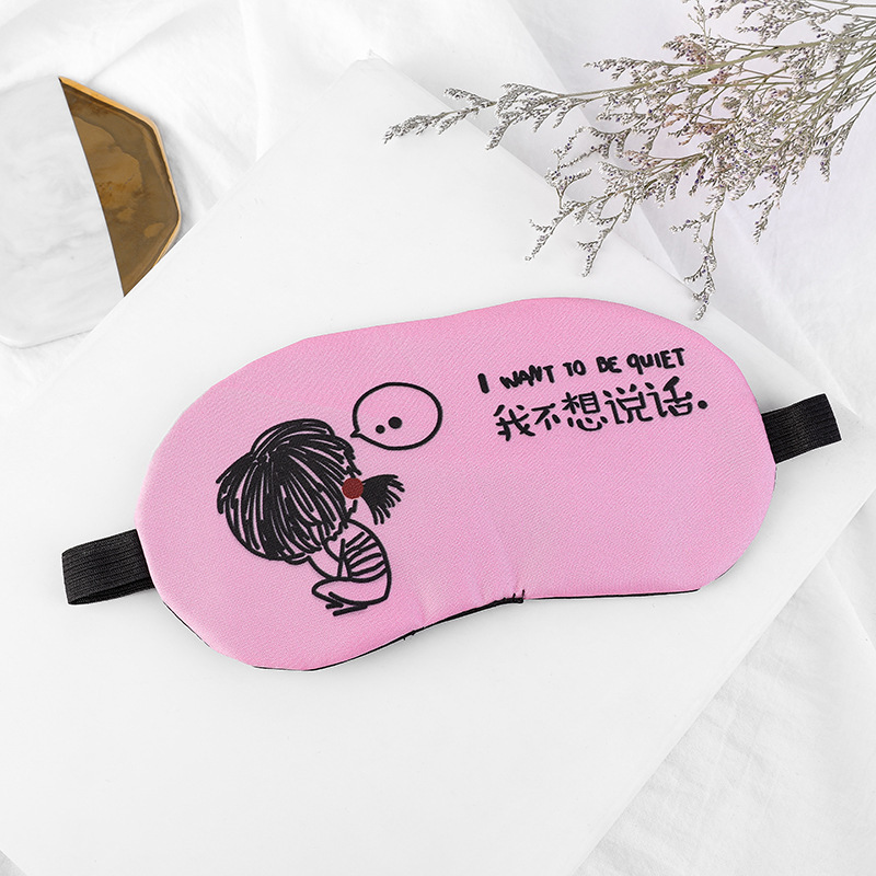 Mejores ventas 3D lindas máscaras de ojos para dormir máscaras de ojos para dormir máscaras de ojos de dibujos animados bolsa de hielo frío y caliente doble máscaras de ojos al por mayor en stock