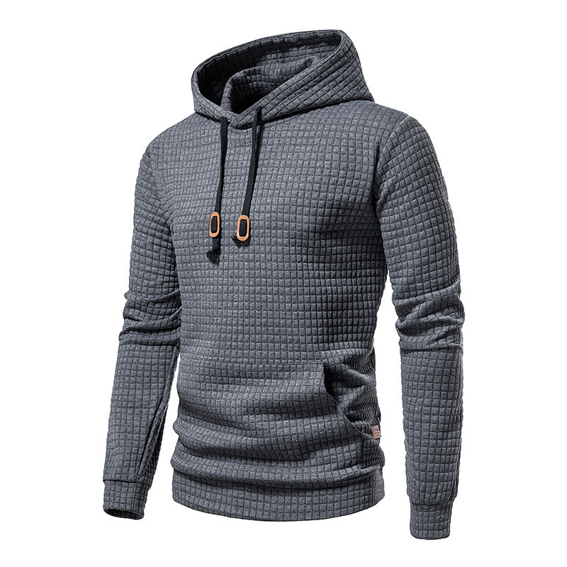 20024 Autumn/Winter New European and American Men's Jacquard Hoodie, Long-Sleeve Hooded Sweatshirt, Warm Color Hooded Sports Top 20024 Autumn/Winter New European and American Men's Jacquard Hoodie, Long-Sleeve Hooded Sweatshirt, Warm Color Hooded Sports Top