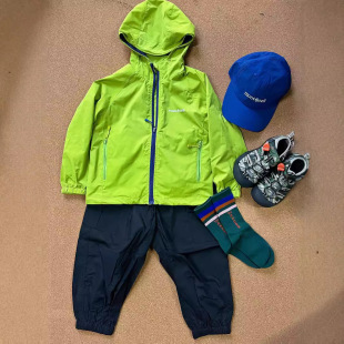 24 Autumn Children's Charge Jacket Windproof Jacket for Middle and Big Children with Single Lined Outdoor Hooded Jacket Mountaineering Jacket