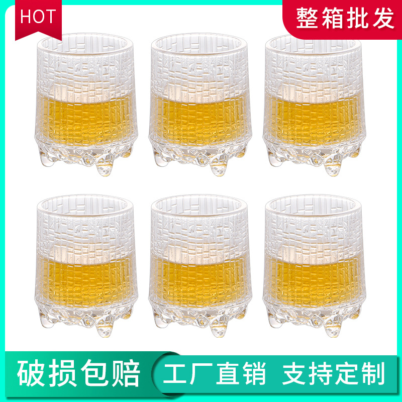 Japanese crystal creative shot glass for home use