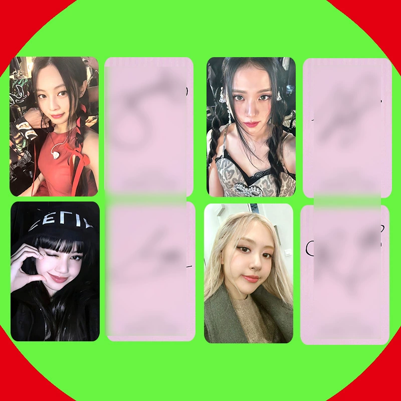 [BLACKPINK粉墨粉胶VINYL  JISOO金智秀photocard小卡]