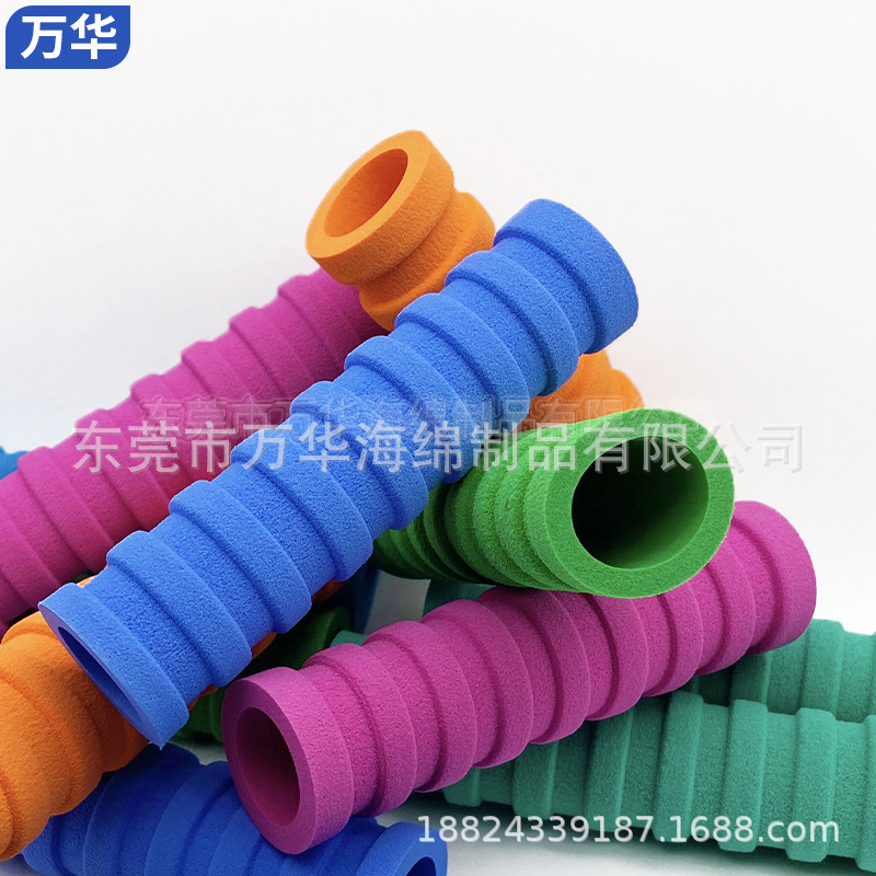 隔热防尘减震nbr体育器材泡沫棉护套 发泡吸汗登山杖手柄海绵把套