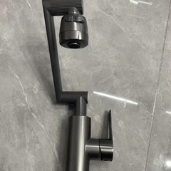 招财猫水龙头万向旋转ABS材质机械臂面盆龙头手盆冷热水龙头配件
