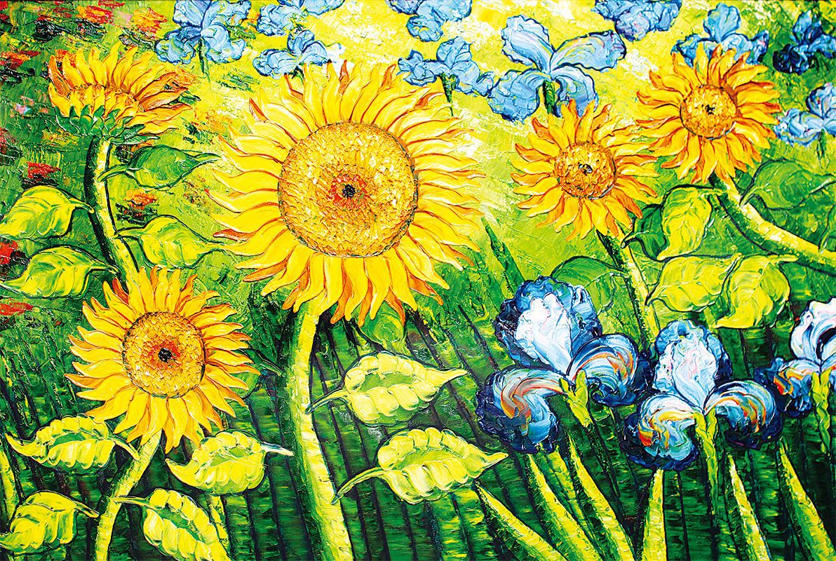 Adultos 1000 unidades pintura de fama mundial Van Gogh cielo estrellado juventud papel educativo rompecabezas descompresión juguete suministro directo fábrica