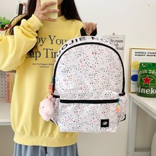 爆款满天星轻便学生双肩包时尚大容量女生校园初高中大学生书包