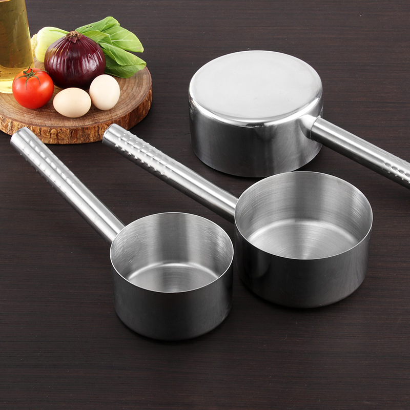 Cuchara de agua gruesa de acero inoxidable mango largo hogar grande cuchara de gachas plana cuchara de agua de cocina cuchara de sopa comercial