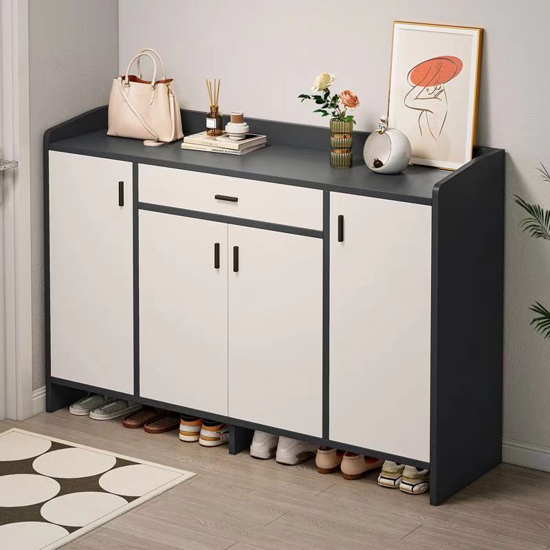 Door Entry Wall Shoe Cabinet Shoe Rack Fully Enclosed Dust-Proof Shoe Rack Multi-Layer Household Shoe Storage Rack Entrance Cabinet