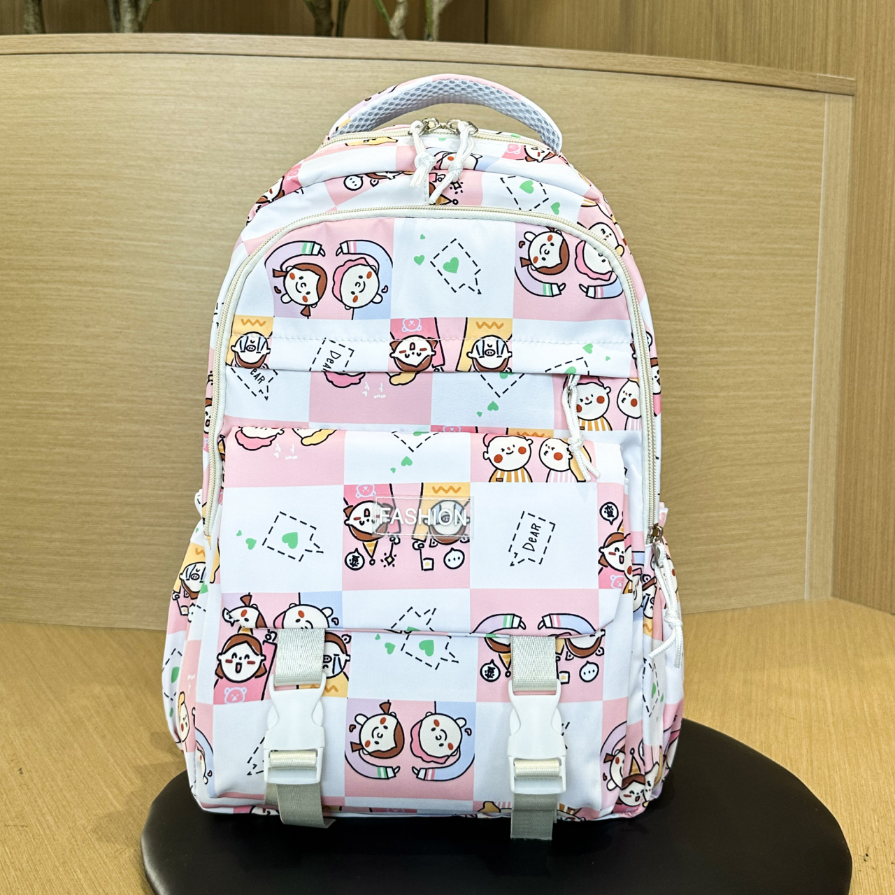 Estudiantes de secundaria y secundaria, mochila de computadora de tendencia ligera, mochila coreana de viaje transfronterizo de gran capacidad.