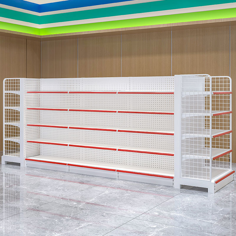 Estante de supermercado Estante de exhibición Estante de tienda de conveniencia Estante multicapa Estante de una y dos caras Estante de farmacia de bocadillos