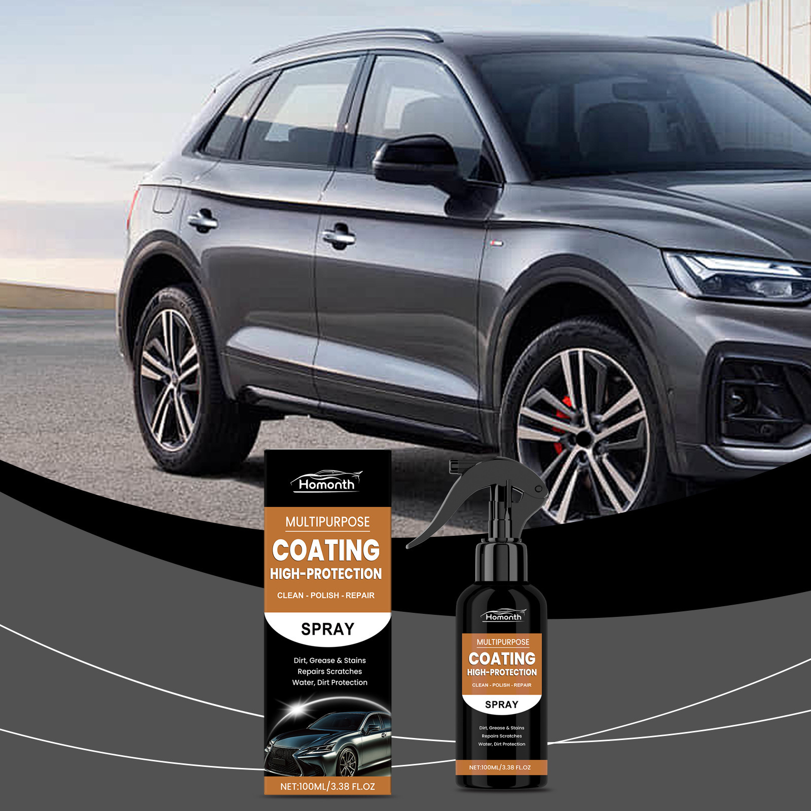 HOMONTH Car Rust Removal Cleaning Series Multifunctional Car…