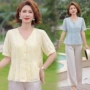 显瘦女士夏款中年t恤