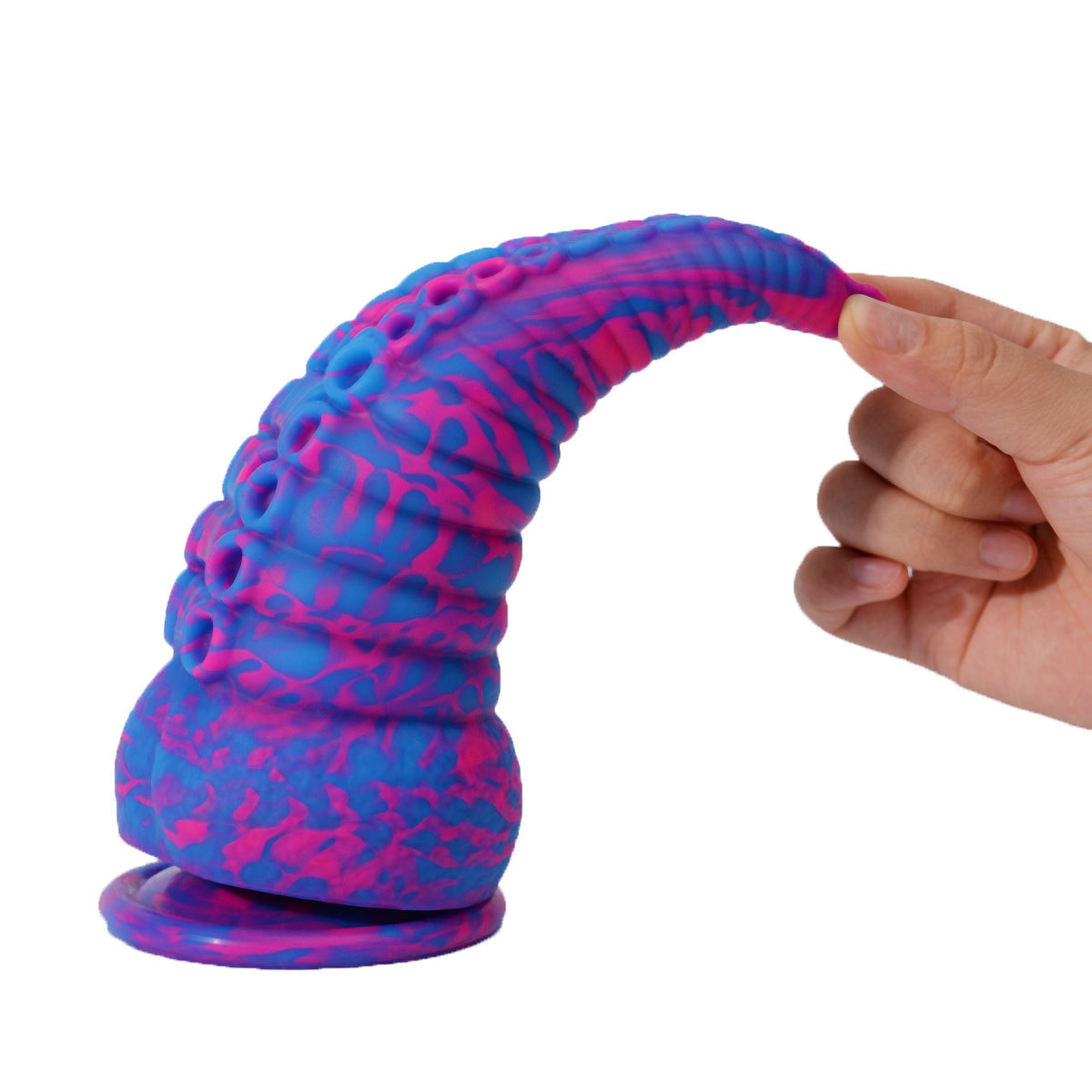 Silikoninis analinis kamštis čiuptuvo formos žaislas vyrams moterims_voghion.com