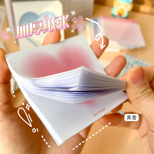 Hot-selling note paper ins hand account post-it note removable sticky note note creative n times sticker color mark stationery