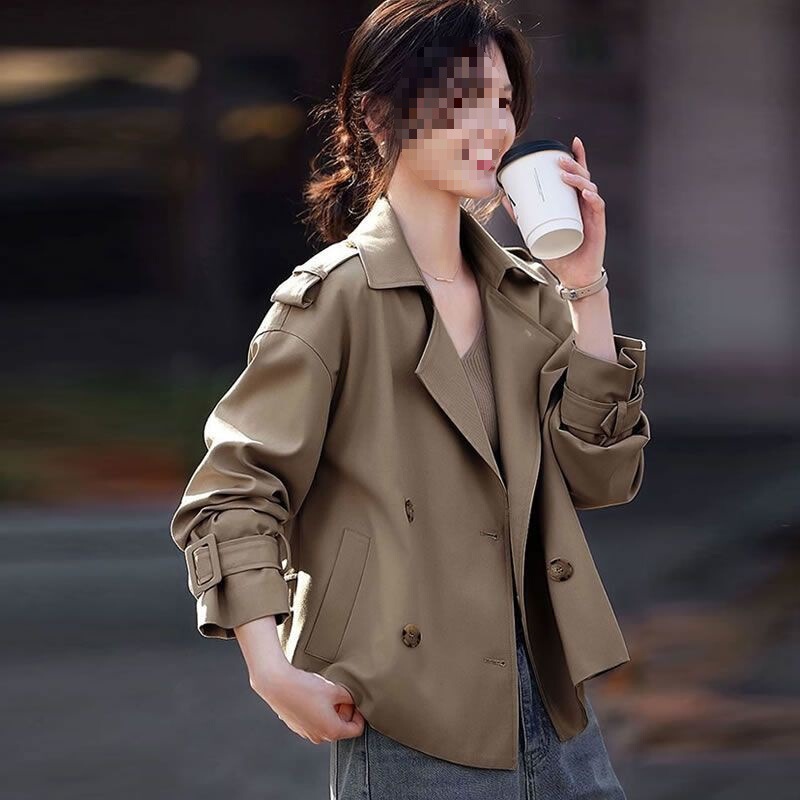 西装外套女小个子2025春秋新款休闲上衣气质薄风衣氨纶公主袖|undefined