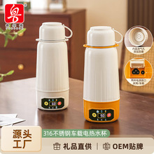 厂家直供 亚马逊水杯304/316不锈钢插电便携烧水杯多功能热水壶