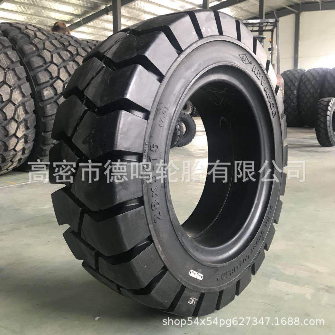 Neumático de la carretilla elevadora 650-10 700-12/15750-15 28*9-15 825-12/15 neumático sólido inflable