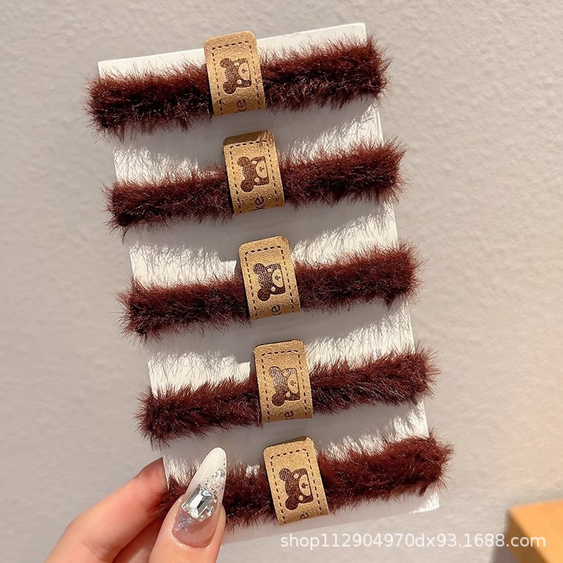 2025 nuevo estilo simple cabello de moda de alta elasticidad correa de correa de cabello multifuncional cubierta de cuero durable cabello bola adornamiento para el cabello