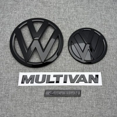 Car logo: Tail Logo Modified Black Car - t6-complete-set-of-4-pieces