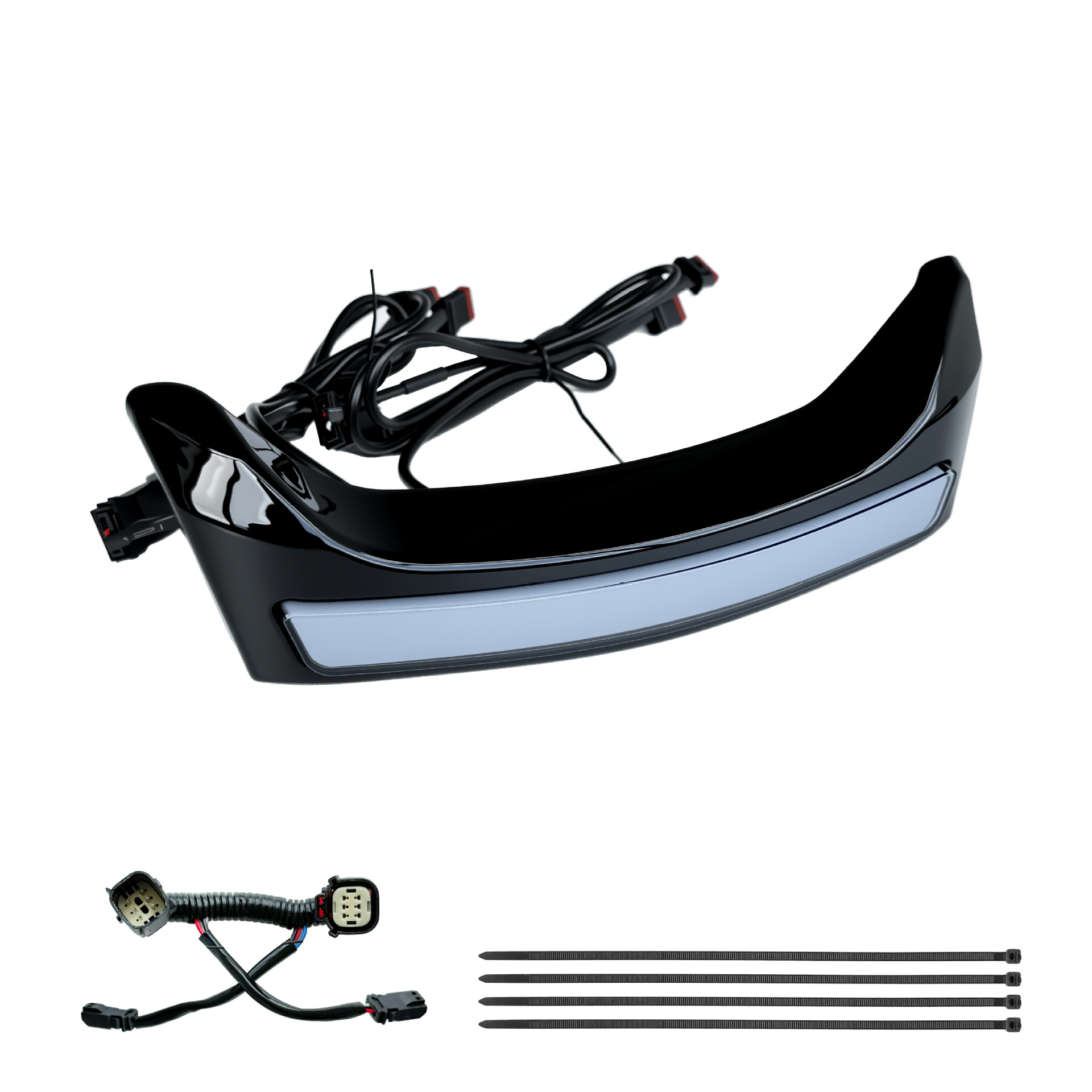 Harley-Davidson Street Glide 23.5-26 Headlight Trim, Turn Signal Light, and Decorative Panel Modification