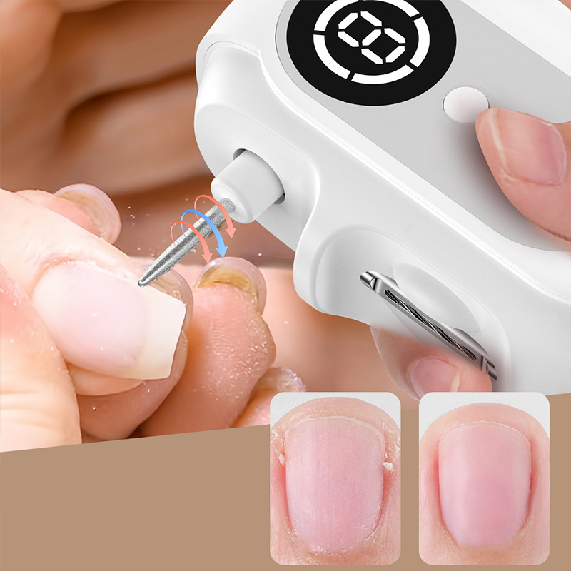 Nail Polisher Electric Nail Clipper Children's Adult Anti-Pinch Automatic Nail Clipper Multi-Function Nail Polisher