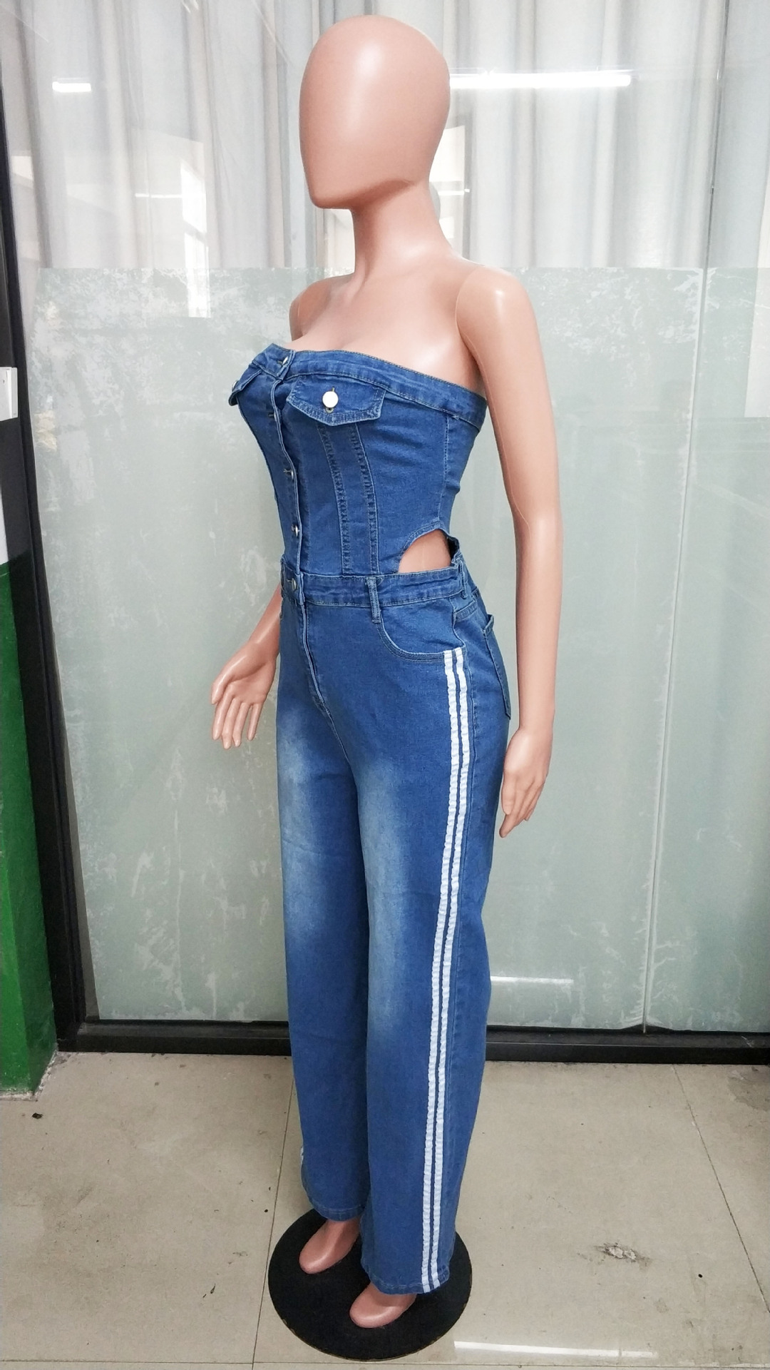 Women's Gender Women's Daily Bodysuits Casual Solid Color Full Length Jumpsuits