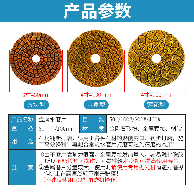 金属水研磨シート花崗岩大理石床リフォームカット口粗研削底付き石材研磨シート鋭利耐摩耗性|undefined