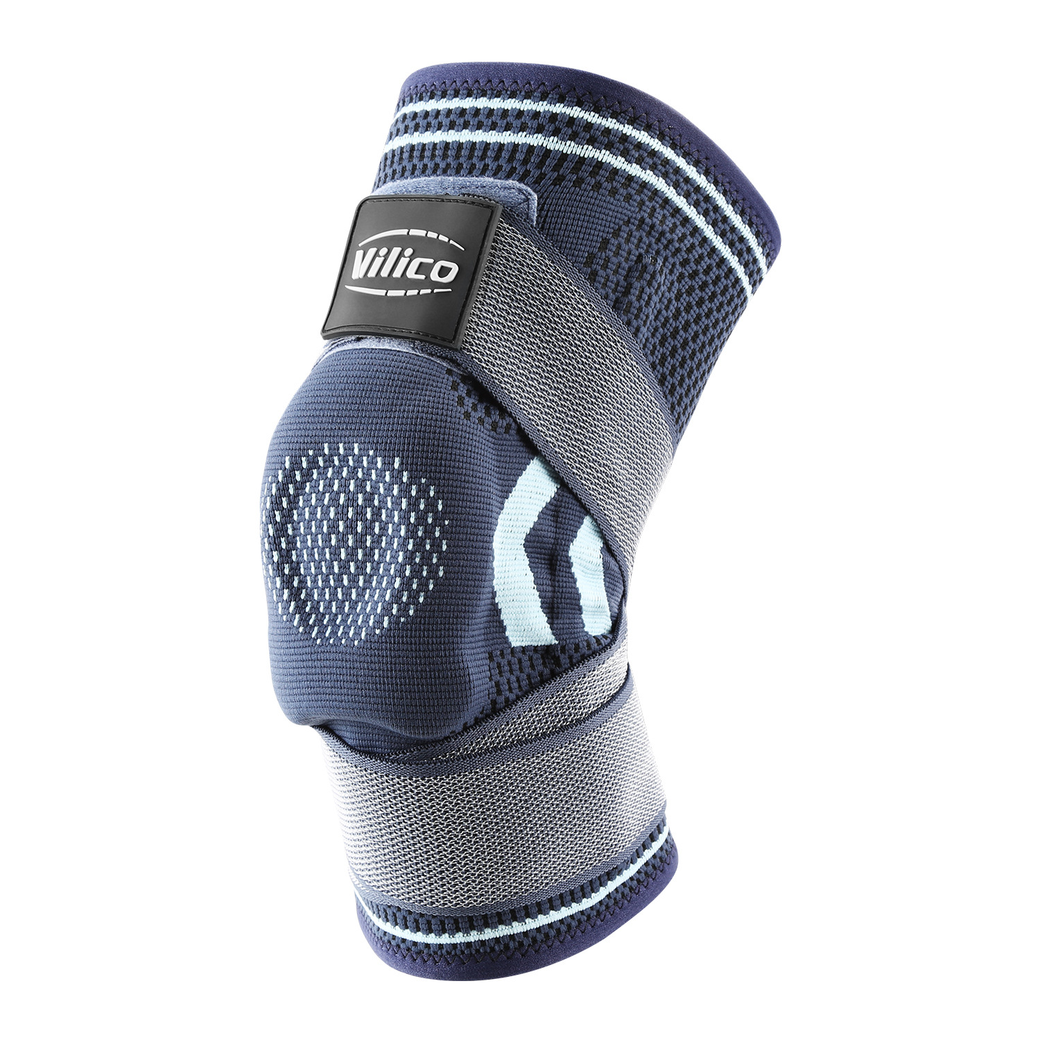 Weilike Sports Rodilleras para hombres que corren transpirables correas dobles silicona protección contra la presión cubierta de la articulación de la rótula al por mayor