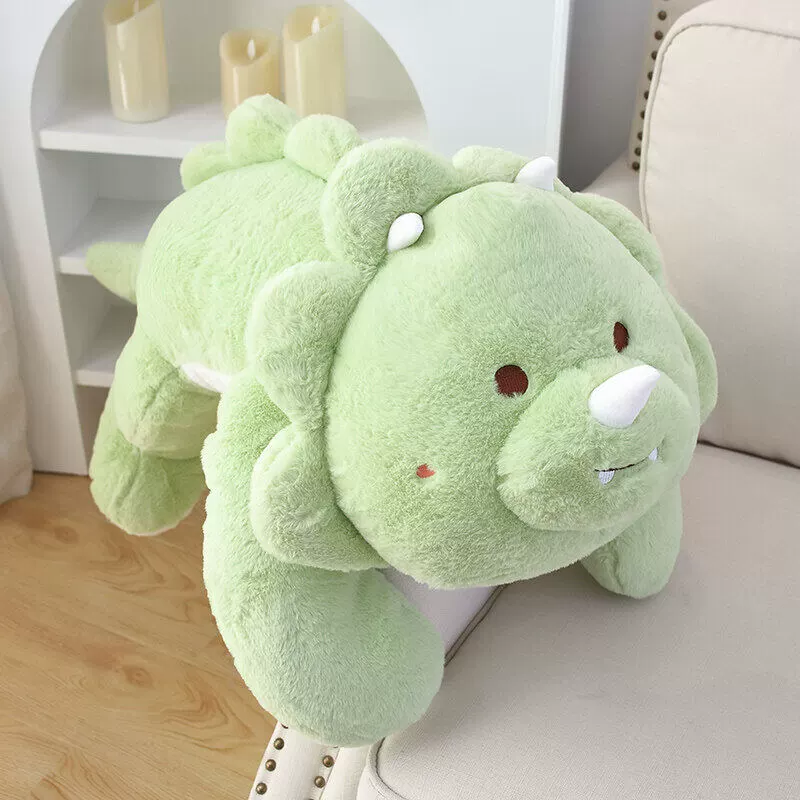 Cute plush dinosaur, big pillow, (Physicals)