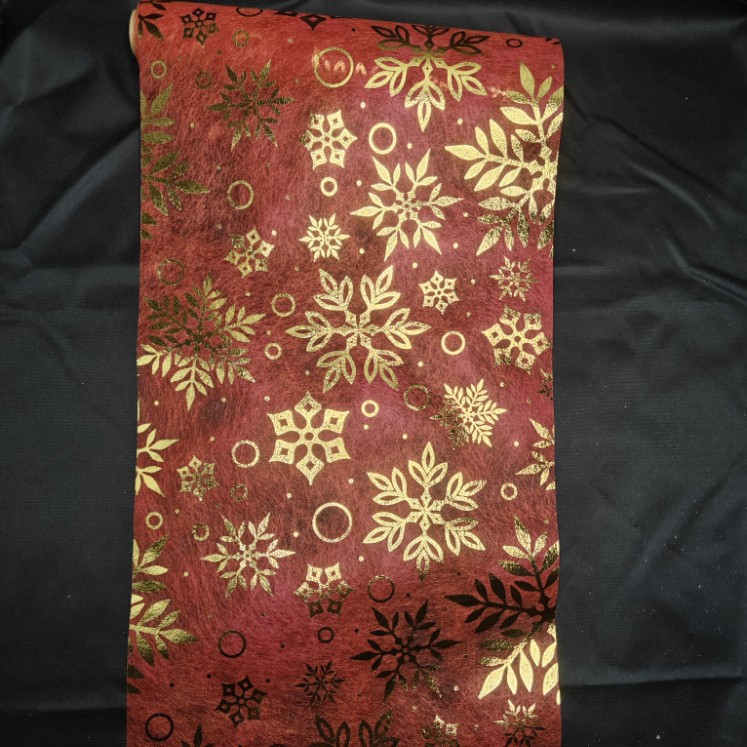 Christmas holiday decoration table flag non-woven filament non-woven…