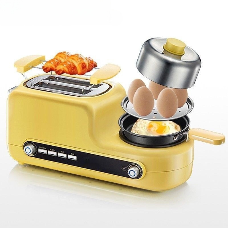 2025 New Model Household Commercial Toaster for Home Use, 2-Slice Breakfast Toaster, Fully Automatic Toast Style 1