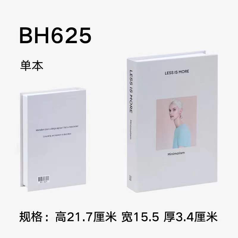 Libros falsos plegables estilo nórdico/INS, props de fotografía, decoración suave, muestra de fábrica