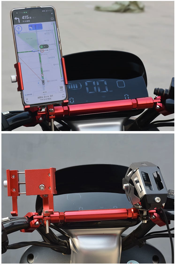 Motorcycle faucet handlebar crossbar little monkey pull rod bracket expansion Balance Bar modified off-road calf reinforcement bar