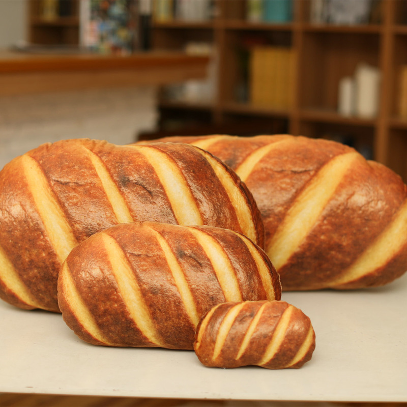 2022 New Toast Bread Pillow Waist Pillow Plush Toy Simulation Toy Bread Pillow for Girls Home Ornaments