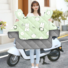 摩托车挡风被冬季加绒加厚男女电动电瓶车四季防水防风罩春秋防寒