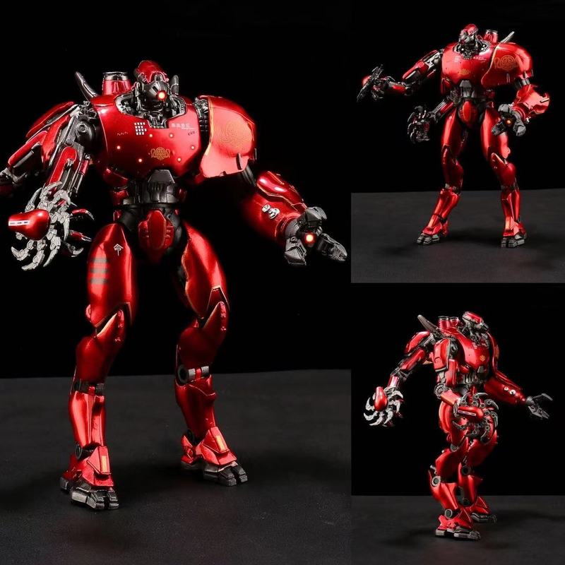 NECA パシフィック・リム メカメッキ 発光危険ローバー 赤アルファ エウリカ 可動フィギュア|undefined
