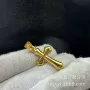 光面刻字朋克风男女式项链